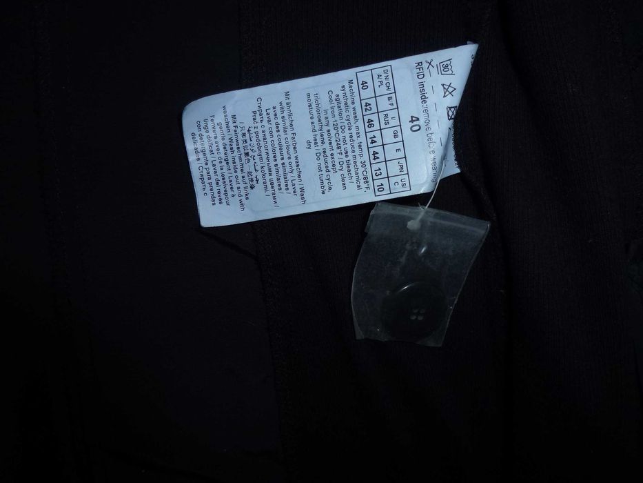 Kurtka tunika czarna TAIFUN cienka roz.L/XL