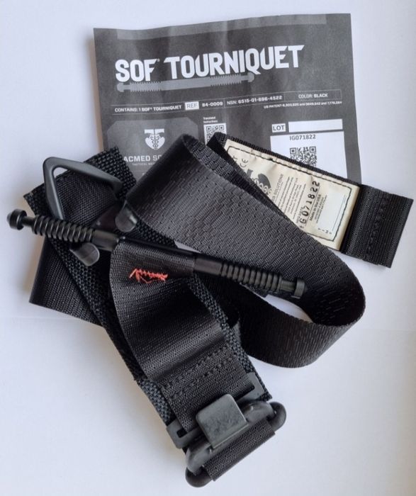 Турникет SOF Tactical GEN 5 (оригінал США) 

Турникет SOF Tactical GEN