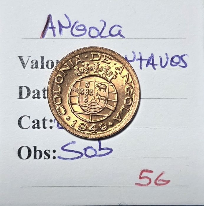 10 centavos 1949 Angola