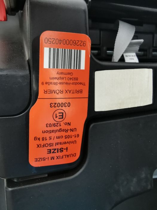 Fotelik samochodowy obrotowy britax romer dualfix M