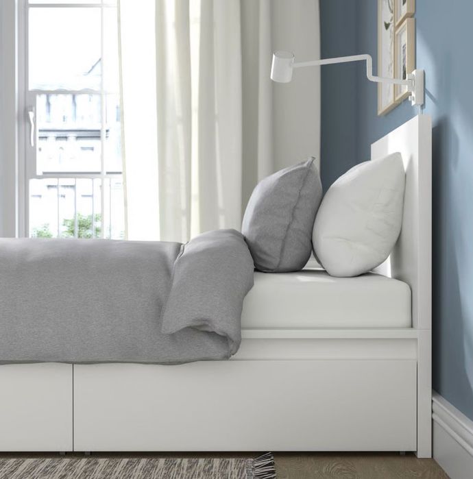 Cama + Estrado + 2 caixas arrumação