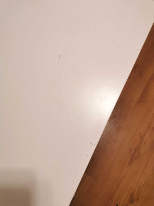 Biurko micke ikea białe 73x50 z szufladą