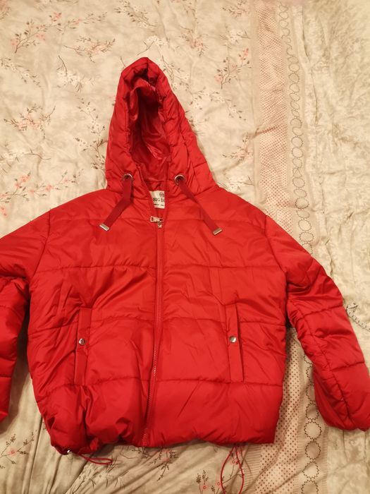 Kurtka damska zimowa czerwona r.40-42