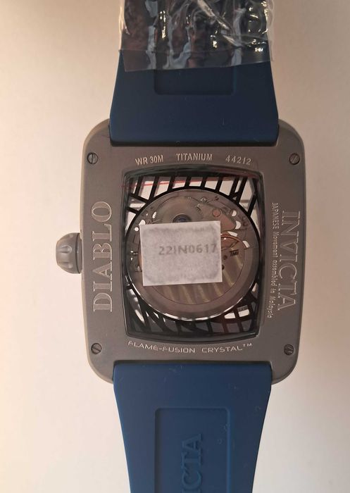 Новинка Мужские часы Invicta S1 Rally Skeleton Diablo Titanium Automat