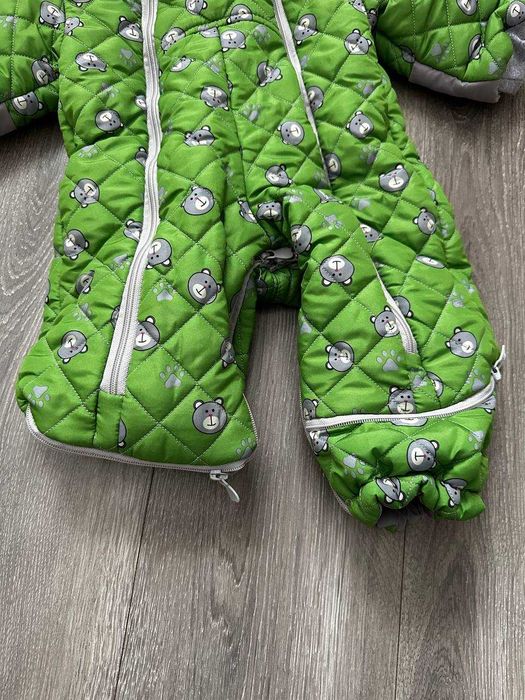 Комбінезон-трансформер з ведмедиками на дитину віком  до 12 місяців