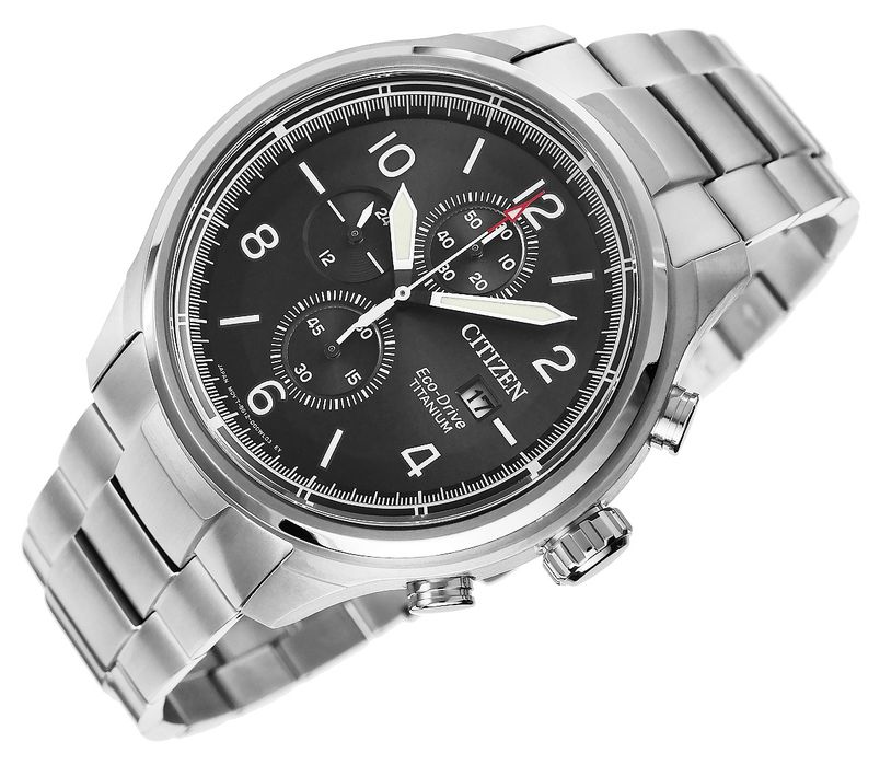 zegarek męski citizen super titanium eco-drive ca0810-88e + box