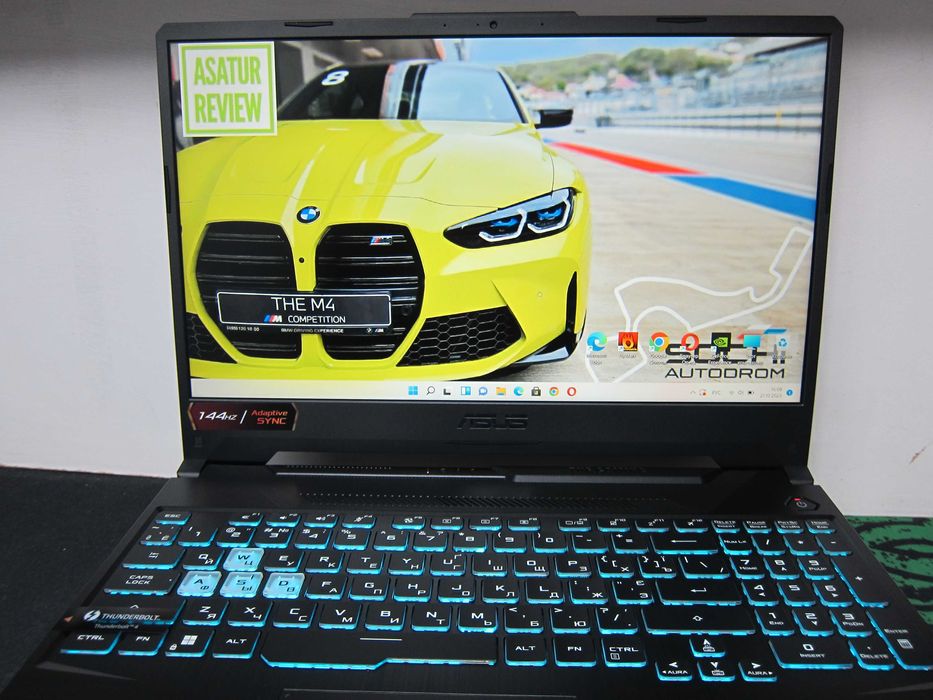 Гарантия 1 год Asus Tuf Gaming FX506 I5 11400H/Ram 16/RTX 3050 Win11