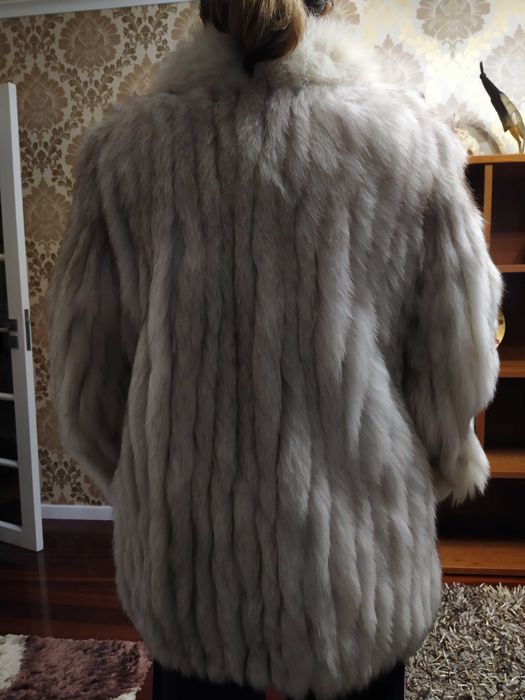 Casaco vison dourado e raposa como novos