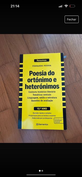 livro de resumos 12 ano