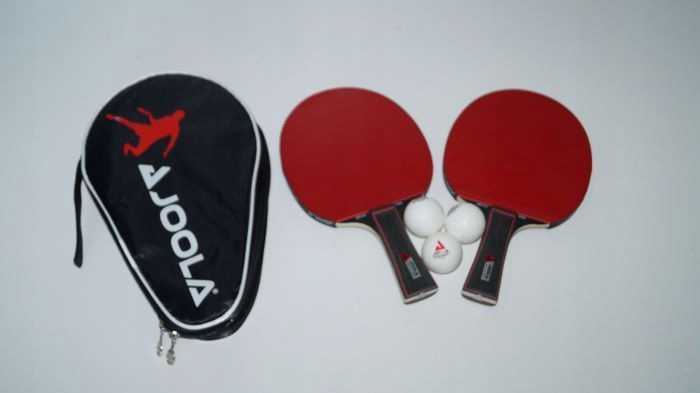 JOOLA Duo Pro 2 Zestaw do tenisa stołowego 2 rakietki 3 piłeczki