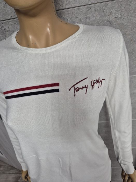 Sweterek damski Tommy Hilfiger biały XXL
