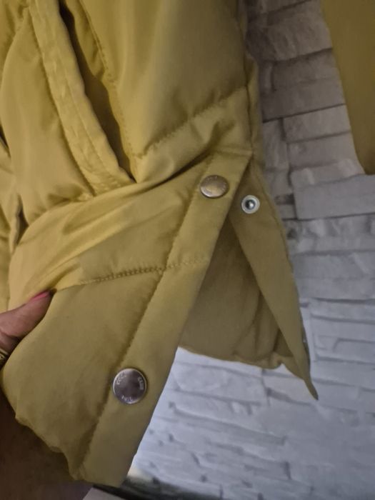 Kurtka zimowa gruba dziewczęca 134cm