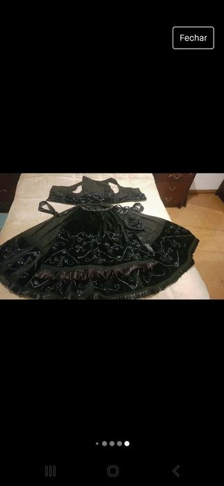 Traje folclore mordoma minhoto 36/38, todo bordado à mão