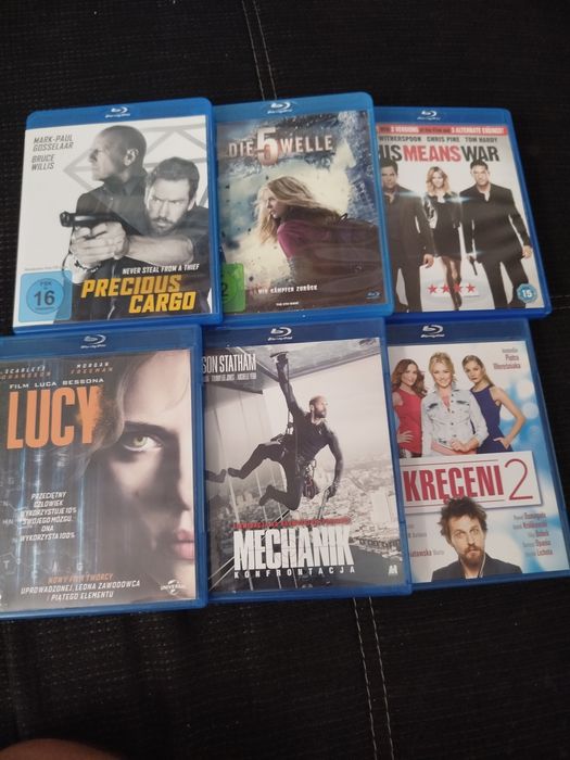 6 płyt   Blu-ray  z Filmami