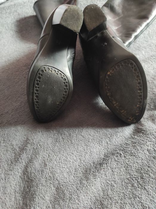 Kozaki damskie skóra naturalna