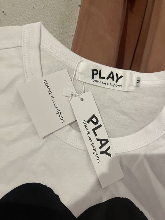 koszulka comme des garcons biala rozmiar M