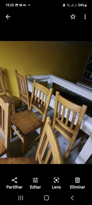 Cadeiras maciças de grande qualidade