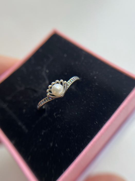 Каблучка Пандора Pandora з перлиною Русалонька