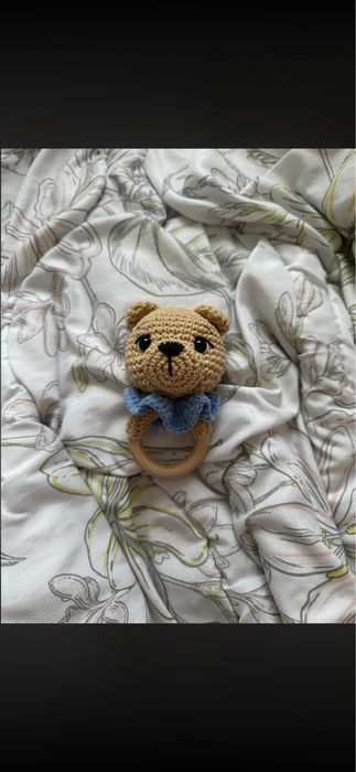 Gryzak zabawka handmade miś