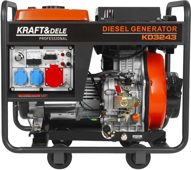 Agregat Prądotwórczy Generator Diesel 3Fazowy Kraft 230V/400V 7,5KW