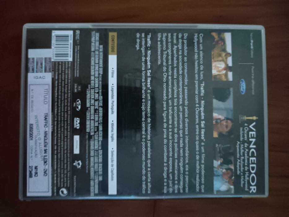 filme dvd original - traffic - ninguém sai ileso