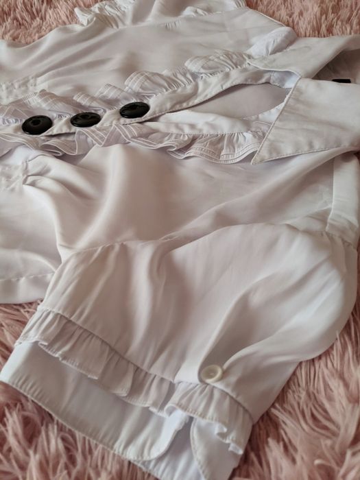 Блуза жіноча / блузка біла 46-48 розміру ХЛ ХХЛ