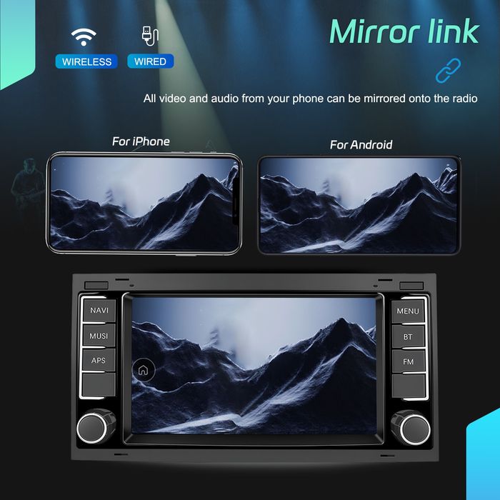 Radio Android 4/64Gb Carplay VW Touareg,T5,Multivan