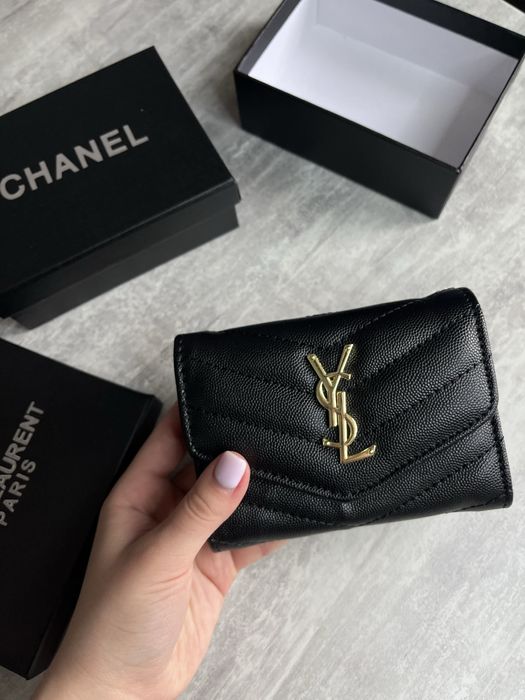 Сумка клатч YsL Shanel кошелек с коробкой