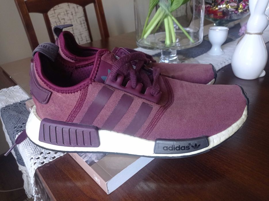 Buty Adidas Boost NMD R1 Burgundy . Rozmiar 39 i 1/3