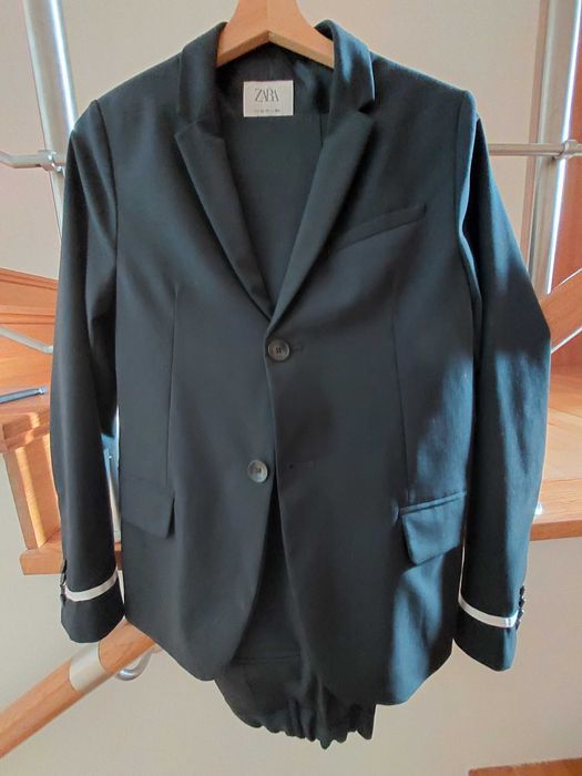 ZARA Garnitur 164 chłopięcy granatowy