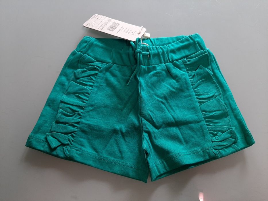 Green Shorts, 1 Year Old, New