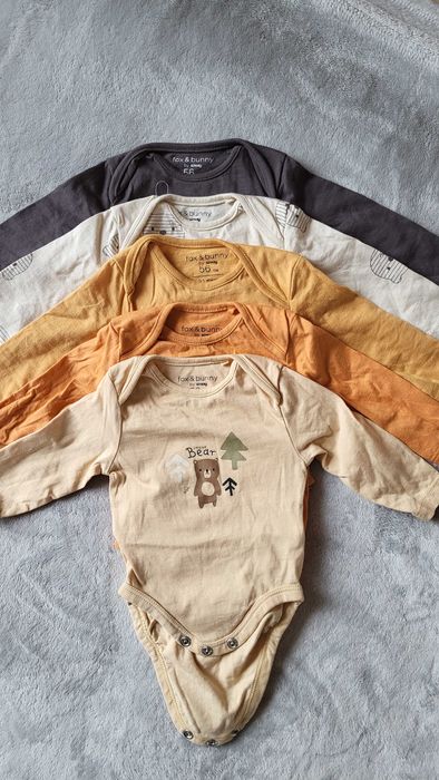 Детский бодик. Набір дитячих боді 5 шт. 56 розмір. Набор детских боди