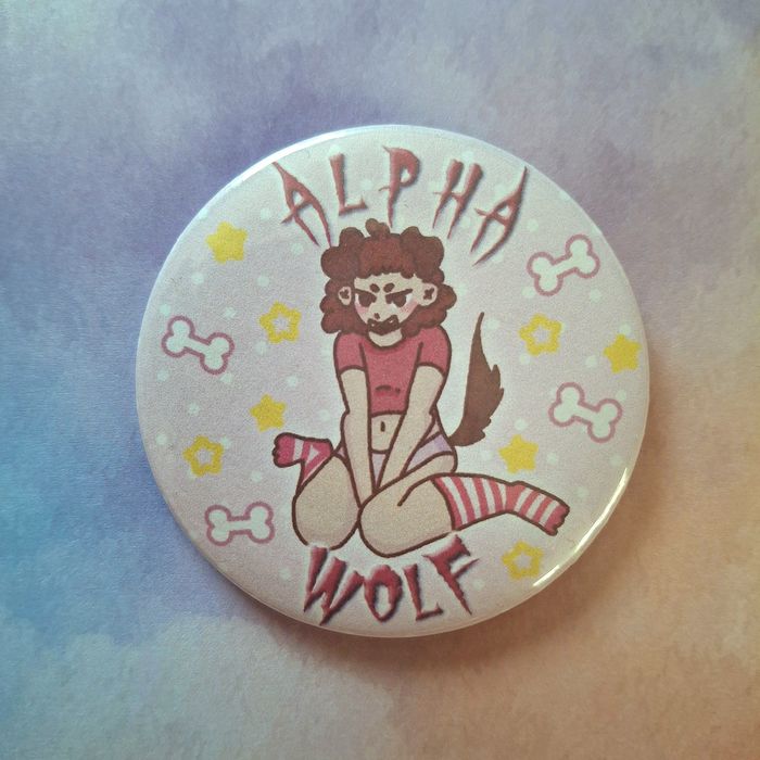 Przypinka alpha wolf puppy girl kemonomimi