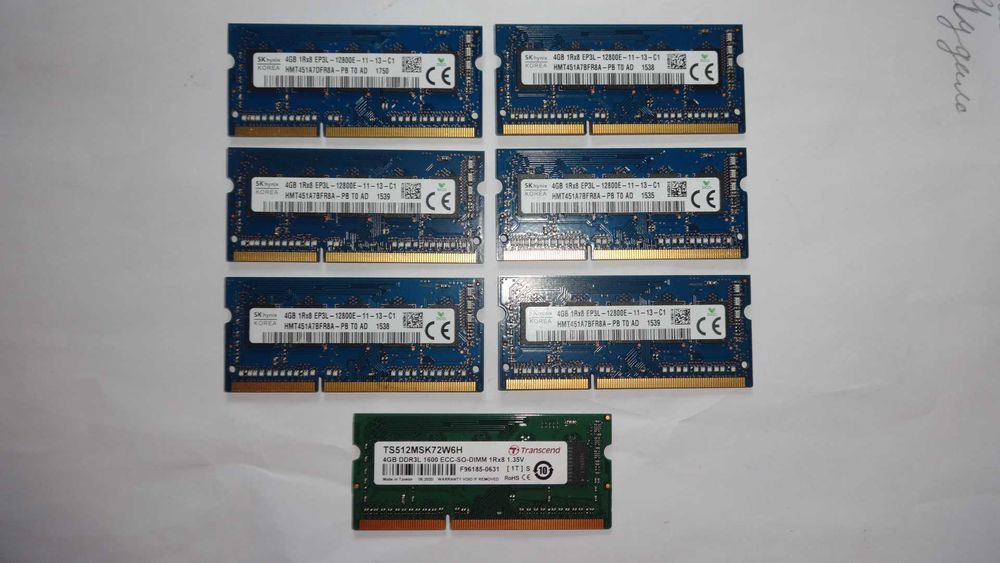 Модуль памяти TS512MSK72W6H-I - DDR3 1600 ECC SO-DIMM 4GB