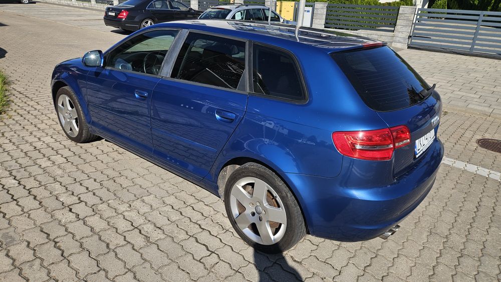 09/10rr 204tys.km AUDI A3 1,8 160KM Navi Kamera Alu  b.ładny