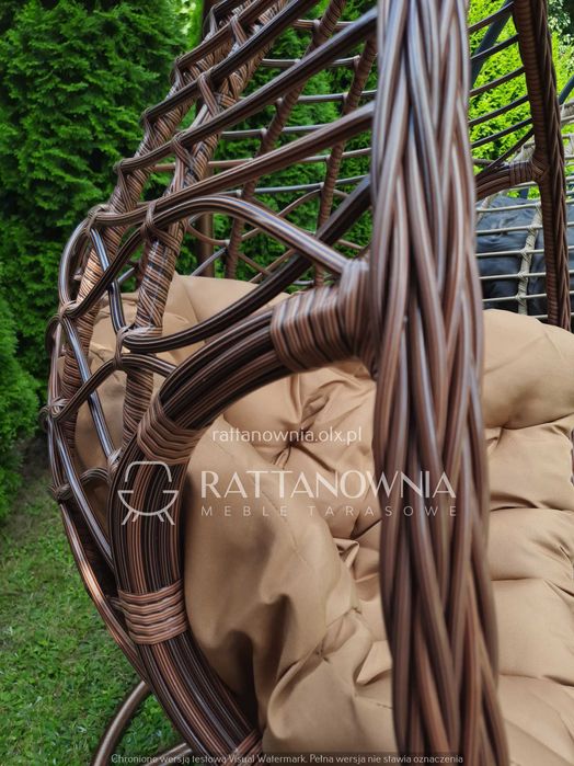 Fotel Wiszący Bujany Ogrodowy Kokon XXL Bujak Huśtawka PROMOCJA !!
