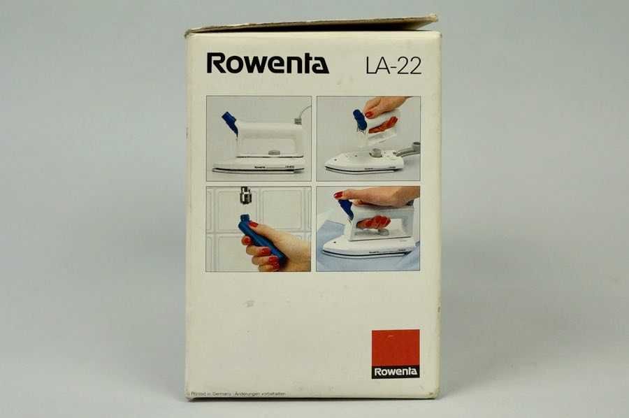Ferro de viagem vintage Rowenta LA-22