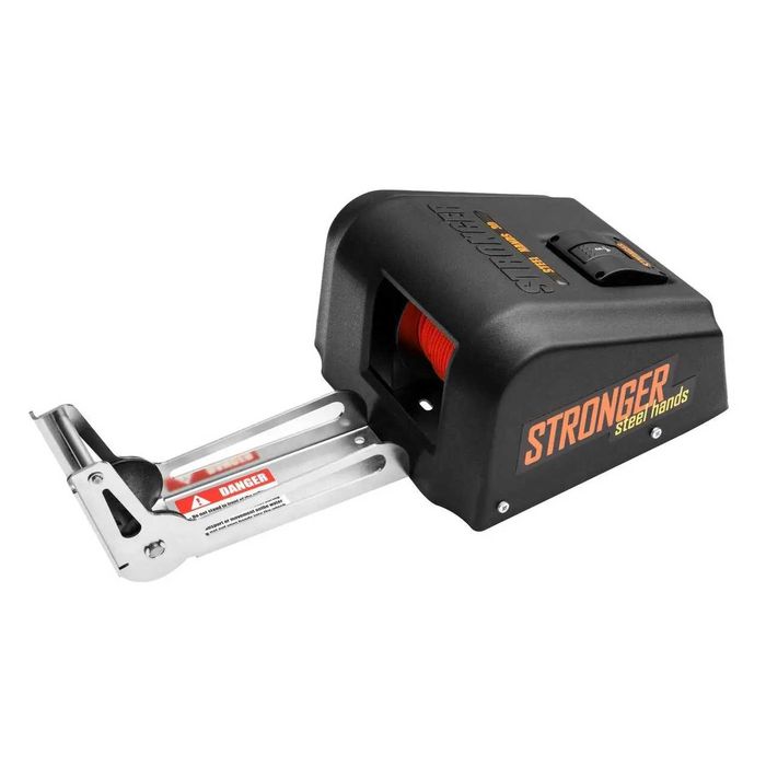 Якорная лебедка STRONGER Autotrack для лодки катера для якоря