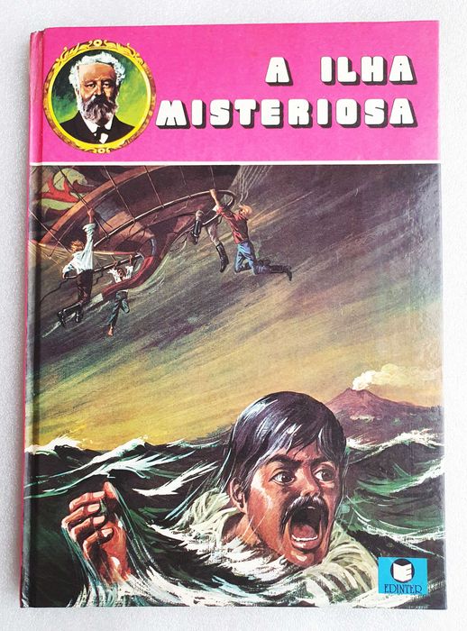 Comic Album ~ "The Mysterious Island" ~ Edinter ~ Hardcover ~ 1979