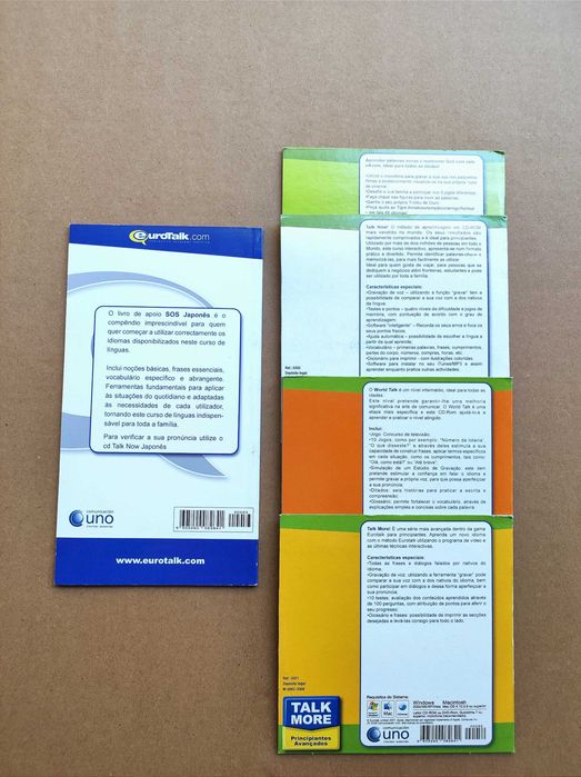 Curso línguas Japonês 4 CDs + 1 livro (EuroTalk)