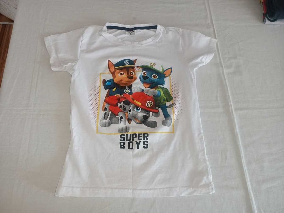 T-Shirt, Koszulki Pokemon, Sonic, Psi Patrol, Spiderman (Rozmiar 134)