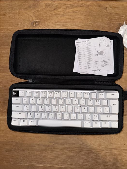 Клавіатура ігрова Logitech G PRO X 60 LIGHTSPEED White