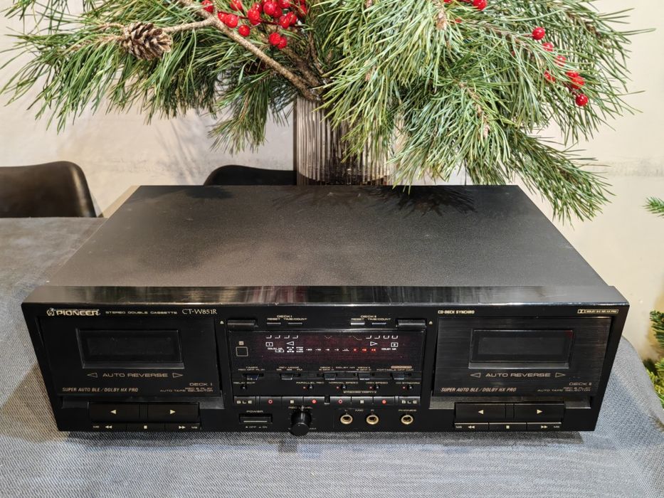 Magnetofon Deck Pioneer Ct-w851 Wysoki Model 100 %sprawny bardzo ładny