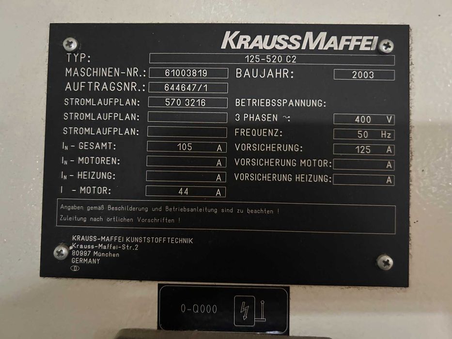 Wtryskarka Krauss Maffei KM50 w pełni sprawna
