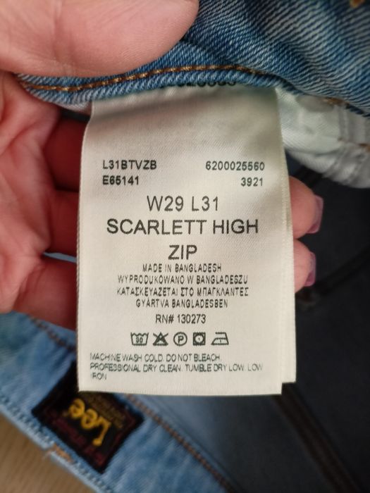 Jeansy Lee Scarlett High Zip 29/31