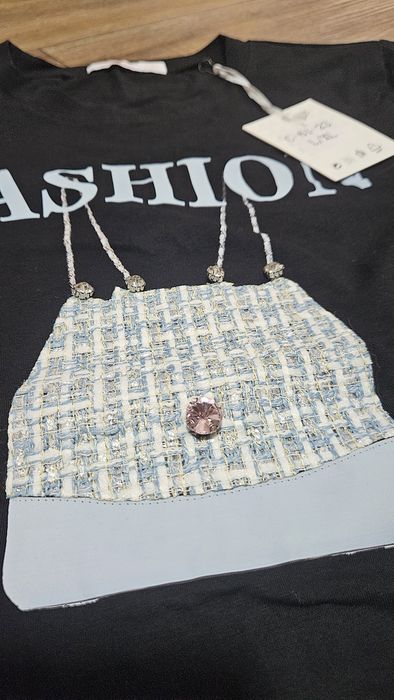 T-shirt czarny Nowy 40