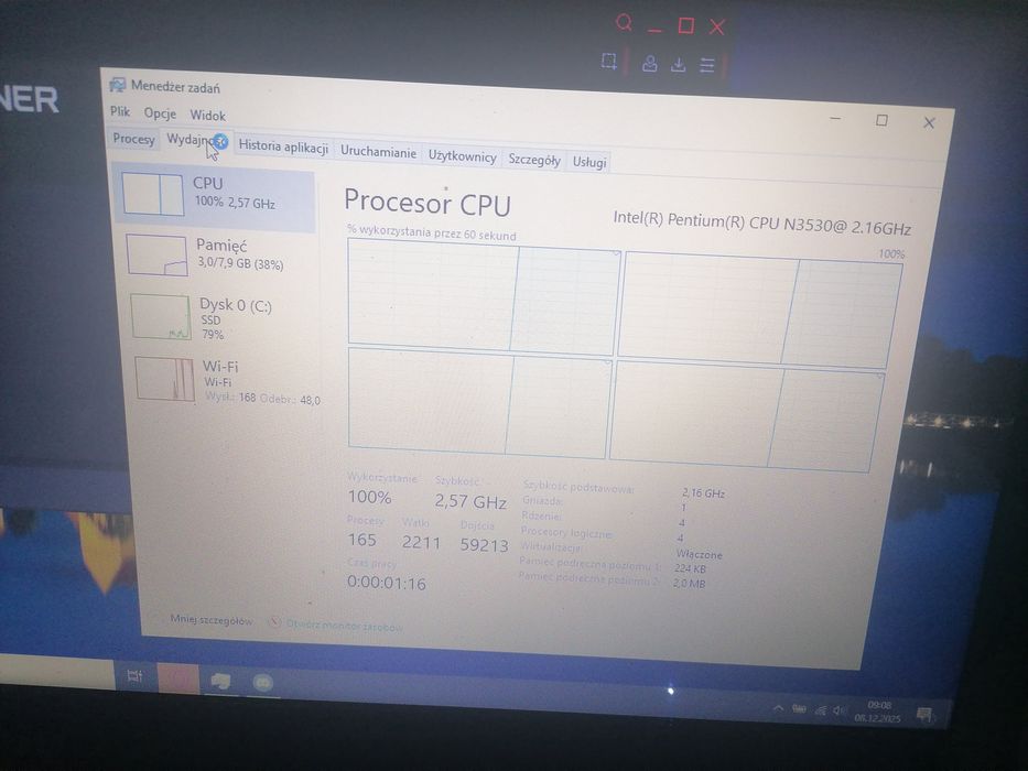 Laptop LENOVO G50-30 80G