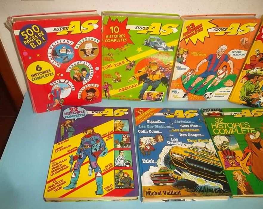 SUPER AS - 1979 - Col. completa 7 Volumes