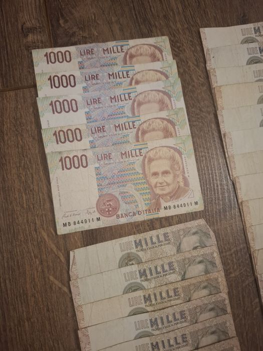 Włochy Banknoty - 35 sztuk