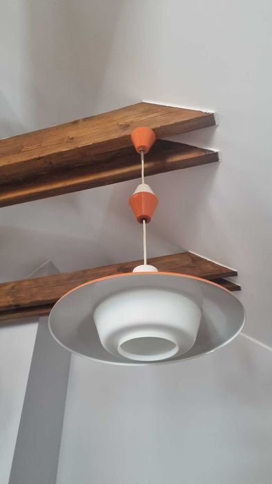 Lampa kuchenna Mid Century Design Czechosłowacja lata 60 PRL
